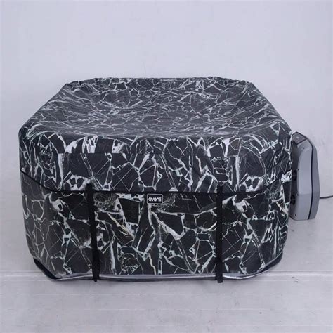 To Person Inflatable Hot Tub Square Inch Outdoor Spa With Bubbling Jets Wave