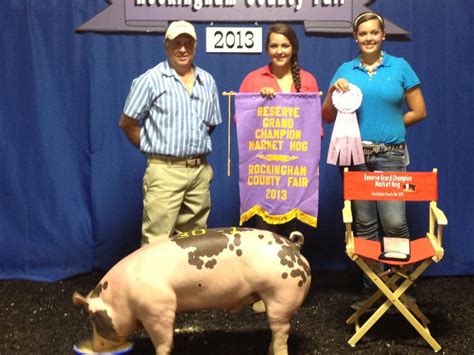 Reserve Champion Market Hog at the Rockingham County Fair | Land of ...