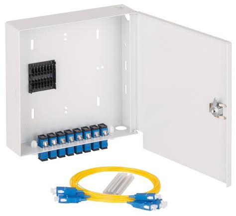 NIKOMAX NMF-WP08SCUS2-OB-GY - Оптический кросс настенный ...