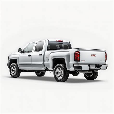 Premium Photo Isolated Of Gmc Sierra 1500 Pickup Truck 2007 Model