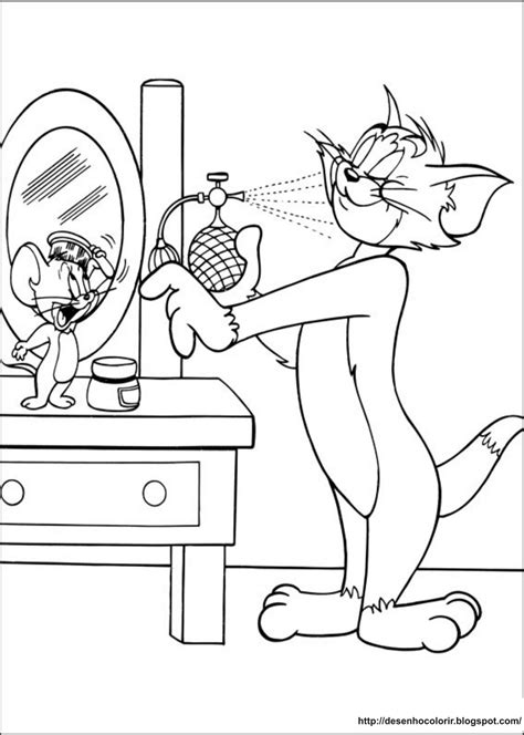 Desenhos Para Colorir Tom E Jerry 9 Desenhos Para Colorir