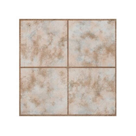 Portfolio 12x12 20mm Self Adhesive Vinyl Floor Tile Rustic Clay Square 9 Tiles9 Sq Ft 1