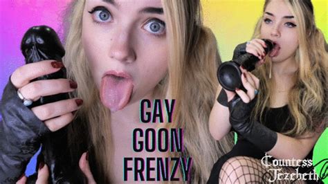 Gay Goon Frenzy Countess Jezebeth Gooning Make Me Bi Encouraged Bi