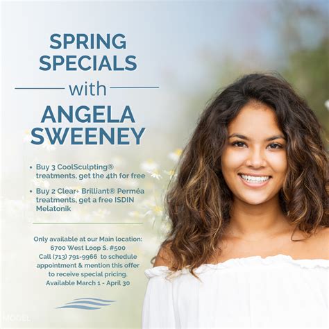 Angela Sweeneys Spring 2024 Specials DermSurgery Associates