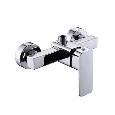 Shower Valve Mixer Single Function Chrome Square Shower Handle Valve