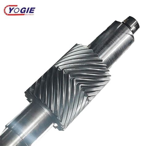 China Supplier Custom Double Helical Gear Shaft China Large Gear