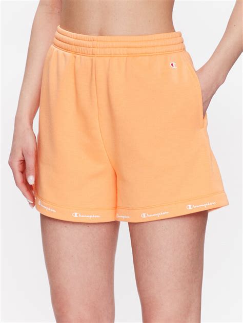 Champion Sportiniai šortai 116100 Oranžinė Regular Fit Modivo lt