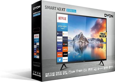 Телевізор 43 дюймів DYON D800169 Smart 43 XT ( 60 Гц / FHD / Smart TV ...