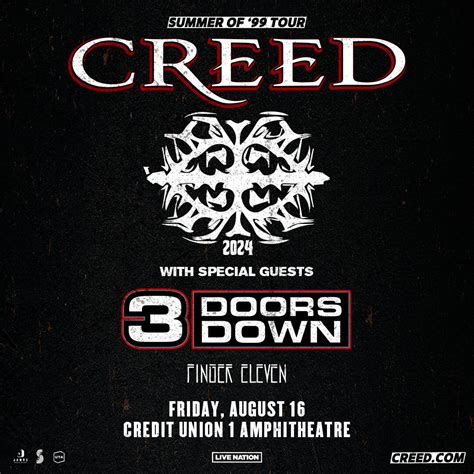 Creed Summer Of Tour With Doors Down Finger Eleven Fm