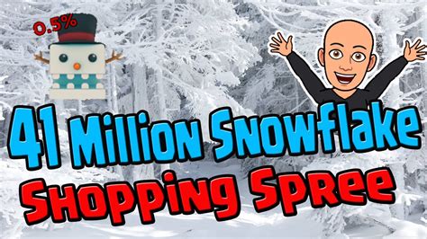 41 Million Snowflake Shopping Spree Giant Simulator Roblox YouTube