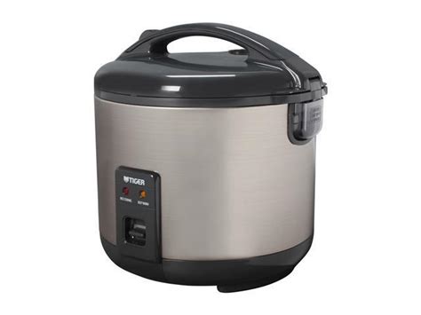 Tiger Jnp S U Rice Cooker And Warmer Stainless Steel Gray Cups