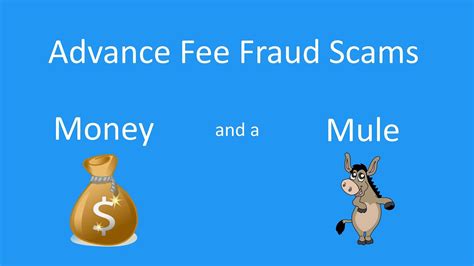 Advance Fee Fraud Scams Or Scams Youtube