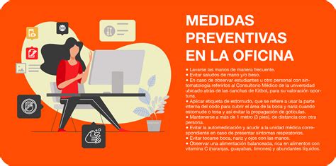 Medidas preventivas en la oficina Universidad Anáhuac Puebla