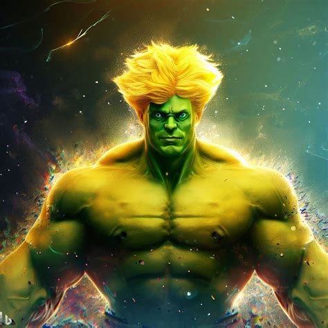 Hulk Going Super Saiyan By Animesaint369 On Deviantart