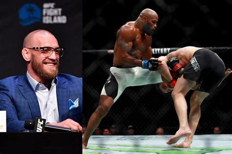 Watch When Conor McGregor And Team Reacted To Yoel Romero S Flying