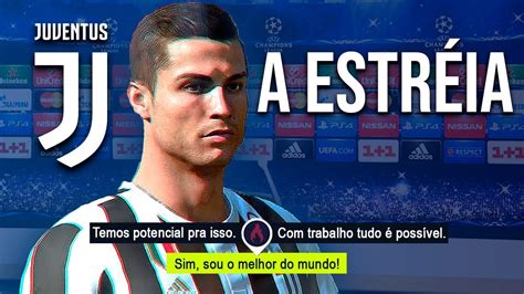 A ESTRÉIA DO CR7 NA CHAMPIONS LEAGUE A JUVENTUS Modo Carreira