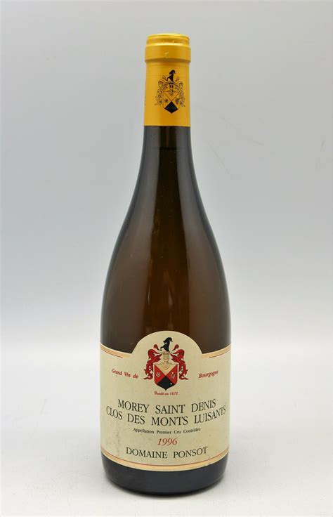 Ponsot Morey Saint Denis 1er Cru Clos Des Monts Luisants 1996 Blanc