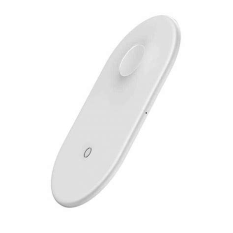 Купить беспроводную зарядку Baseus Smart 2 in1 WX2IN1-02 белая