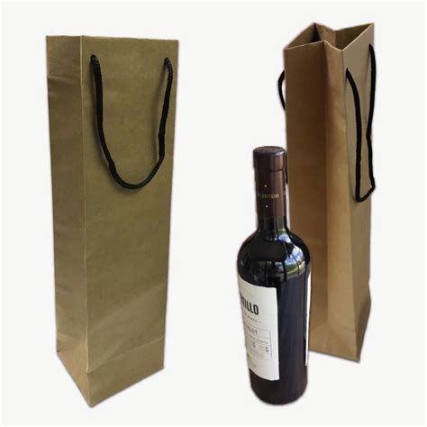 Bolsa Con Manijas Para Botella De Vino Bebidas S Per Reforzadas