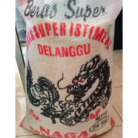 Jual Beras Super Istimewa DELANGGU Cap Naga Mutiara 25 Kg Indonesia