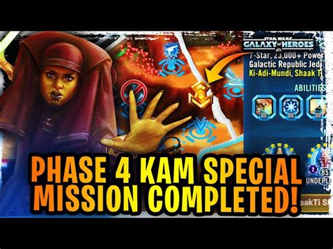 Luminara Unduli Ki Adi Mundi MASSIVE HEALS Phase 4 KAM Special