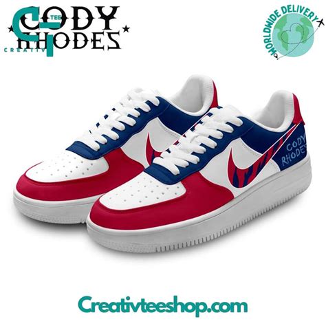 WWE Cody Rhodes Air Force 1 Sneakers - Creativteeshop