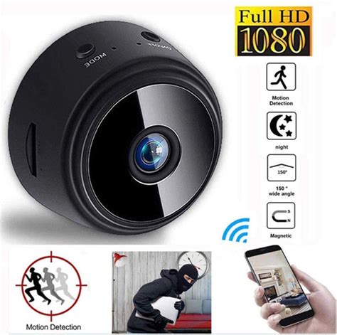 Mini Cam Ra De Surveillance Ip Wifi Hd P A Micro Enregistreur