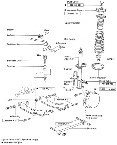 Toyota Camry Rear Suspension Diagram Wiring Site Resource