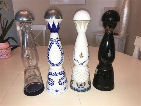 Set of 4 Clase Azul bottles (empty) including Ultra Anejo Tequila #001/100 RARE! | #1924251651