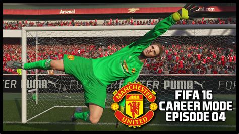 FIFA 16 Manchester United Career Mode DE GEA OWN GOAL 04