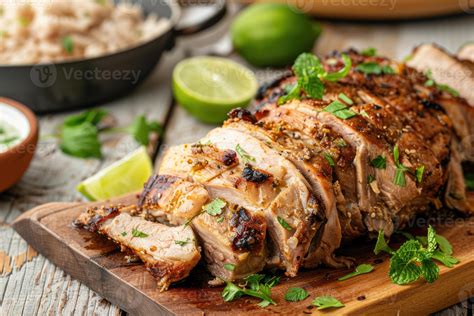 Cuban Style Slow Roasted Pork Shoulder With Mojo Marinade 46177034