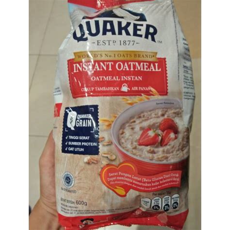 Quaker Oatmeal G Shopee Malaysia