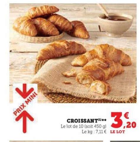 Promo Croissant Chez Hyper U Icataloguefr