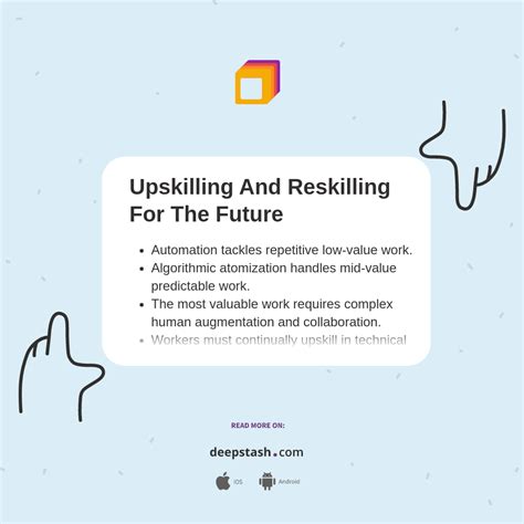 Upskilling And Reskilling For The Future Deepstash