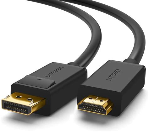 UGREEN Câble DisplayPort vers HDMI 4K UHD Adaptateur DP vers HDMI 1080P