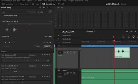 How To Use Davinci Resolve Sound Library Free Sound Effects