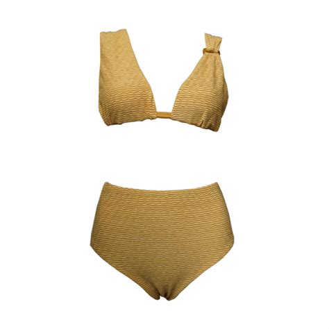 Biquíni hot pant Quartzo amarelo Zannt