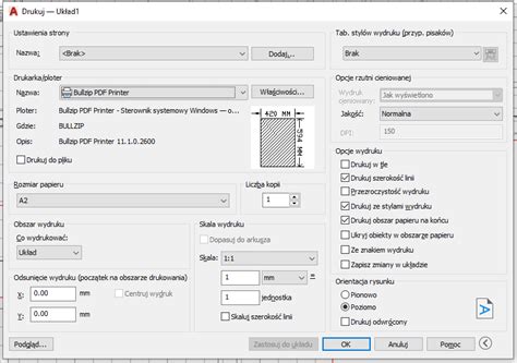 Jak prawidłowo ustawić skalę rzutni i wydruku rysunku w AutoCAD