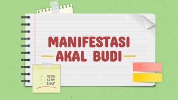 Manifestasi Akal Budi Bmmb Nisa Nordin Flip Pdf Anyflip