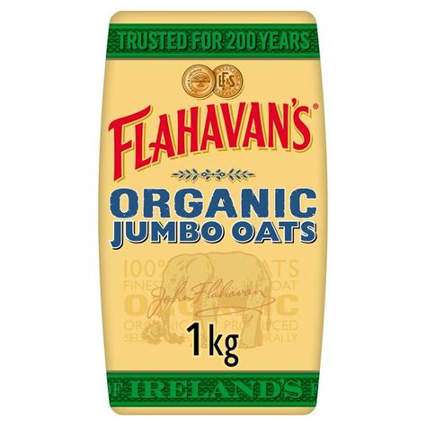 Flahavans Organic Jumbo Oats 1kg From Ocado