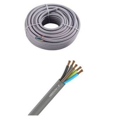 CAE Câble d alimentation souple H05VV F 5G0 75mm² Gris Couronne 50m