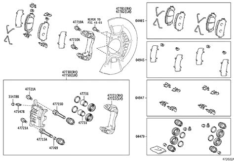 Pad Kit Disc Brake Front Mark Advics Vc H Genuine