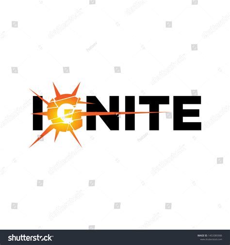 Spark Ignite Logo Design Vector Stock Vector Royalty Free 1453385906