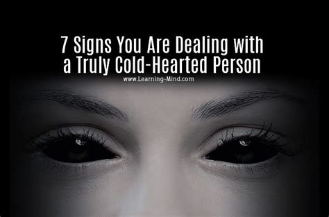 You Are Dealing with a Cold-Hearted Person If They Do These 7 Things ...