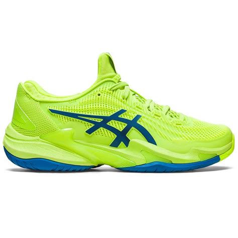 Asics Court Ff 3 Womens Tennis Shoe Hazard Greenreborn Blue Tennis