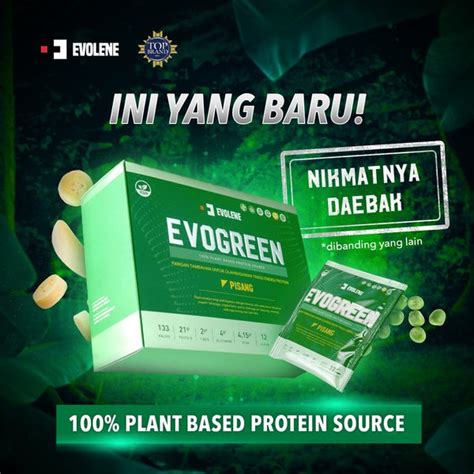 Jual Evolene Evogreen Whey Vegan Serving Di Lapak Hw Shop Bukalapak