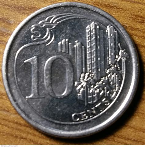 10 Cents 2015, Republic (2011-2020) - Singapore - Coin - 43000