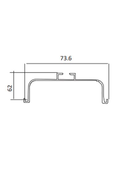 Jmb 57 Brush Finish Base Gola Profile Center 3000 Mm