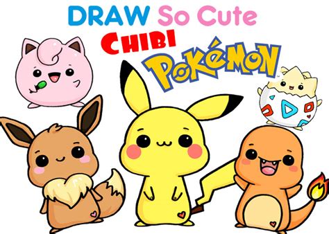 Drawing Pokemon Chibi Style – Draw So Cute