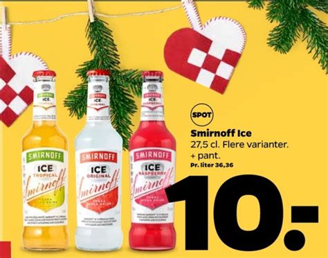 Smirnoff Ice Rtd Cider Tilbud Hos Netto